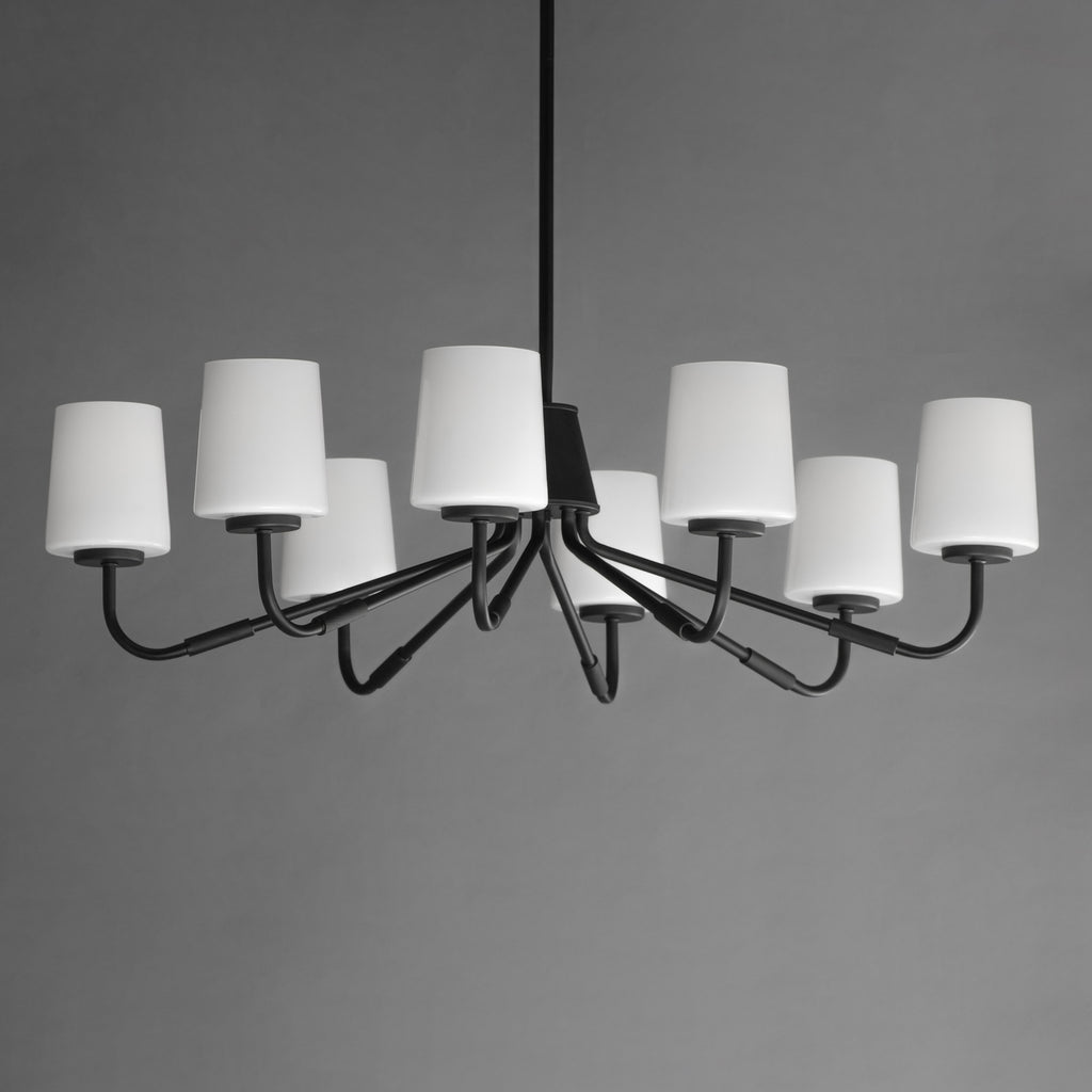 DURHAM 8 LIGHT CHANDELIER