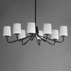 DURHAM 8 LIGHT CHANDELIER