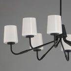 DURHAM 8 LIGHT CHANDELIER