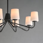 DURHAM 8 LIGHT CHANDELIER