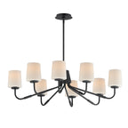 DURHAM 8 LIGHT CHANDELIER