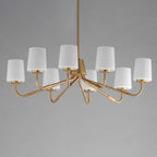 DURHAM 8 LIGHT CHANDELIER