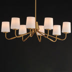 DURHAM 8 LIGHT CHANDELIER
