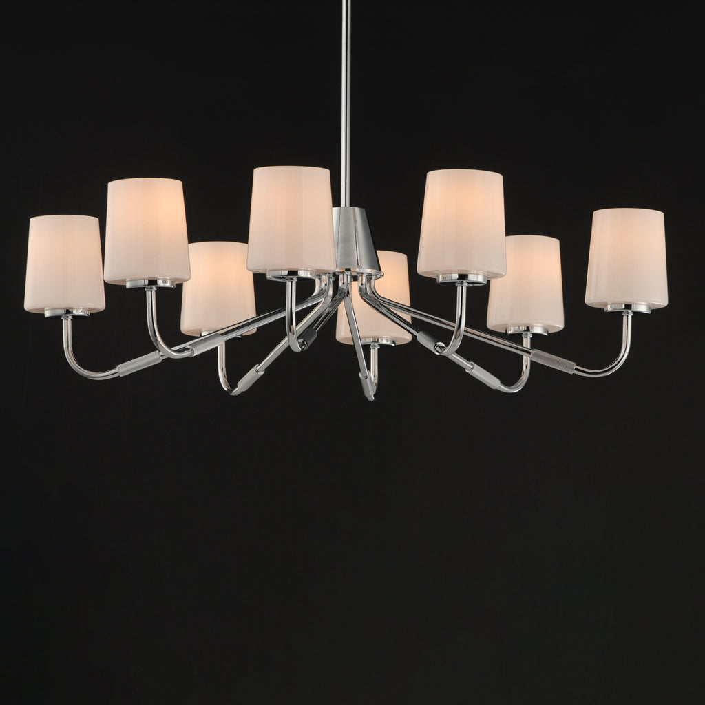DURHAM 8 LIGHT CHANDELIER