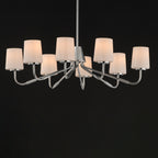 DURHAM 8 LIGHT CHANDELIER