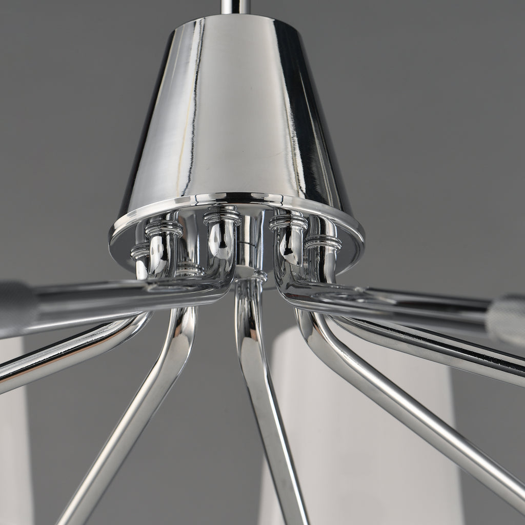 DURHAM 8 LIGHT CHANDELIER