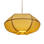 JOSEPHINE OBLONG PENDANT — acabado mostaza encendida ambiente cálido