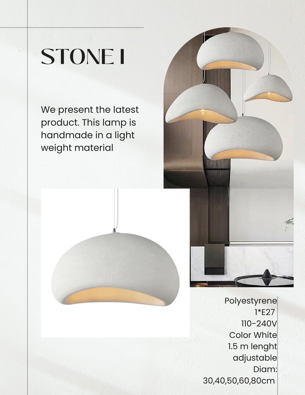 STONE I PENDANT