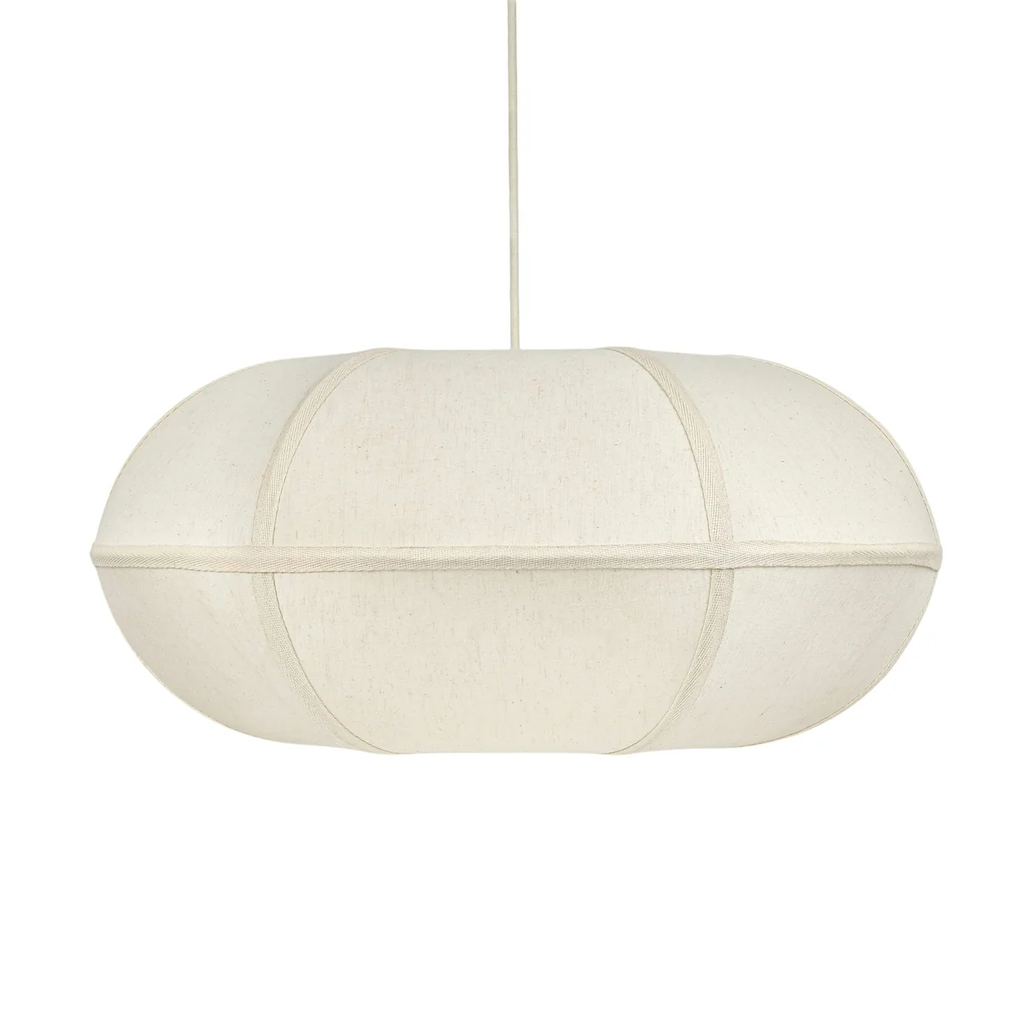 JOSEPHINE OBLONG PENDANT — silueta lateral ovalada