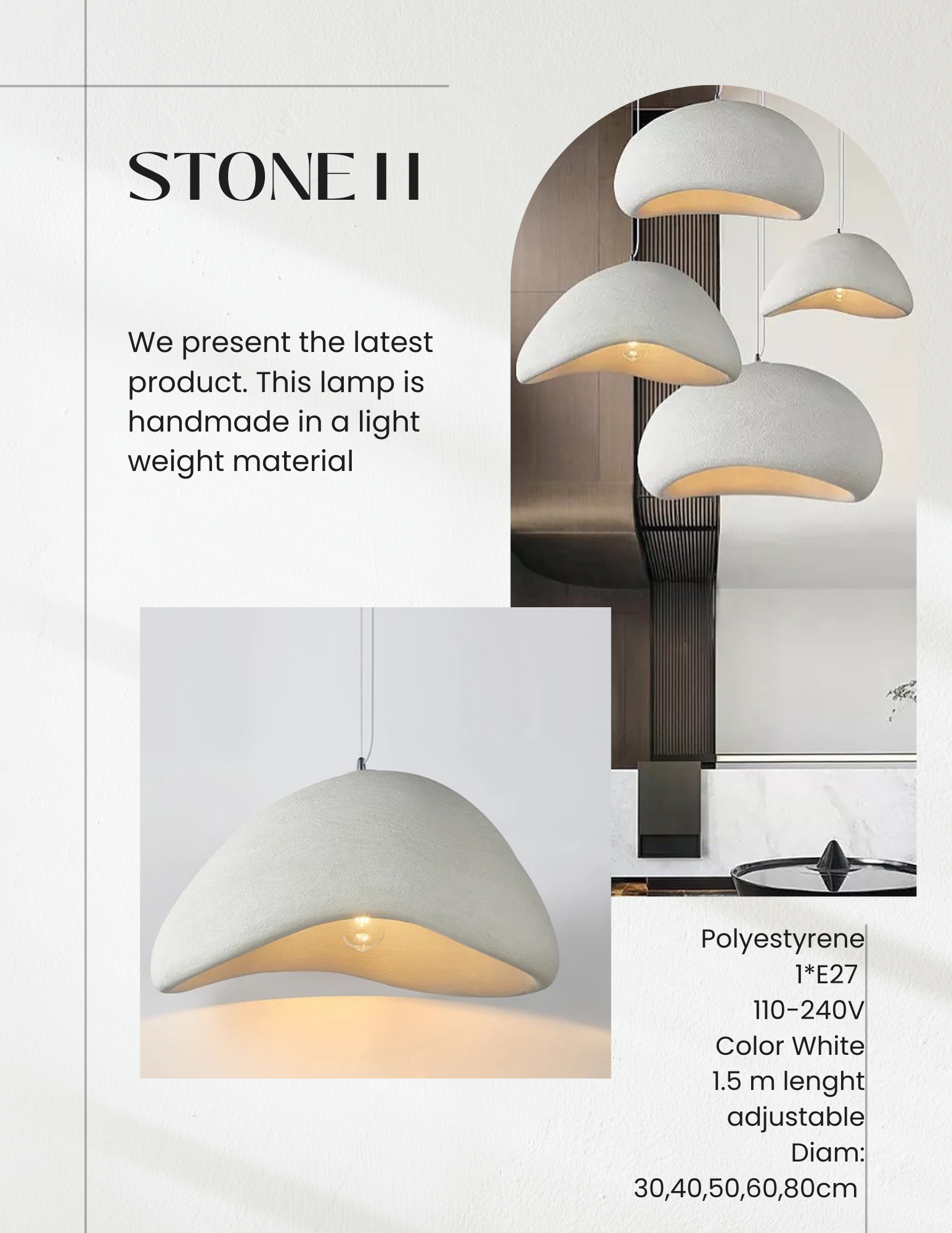 STONE II PENDANT